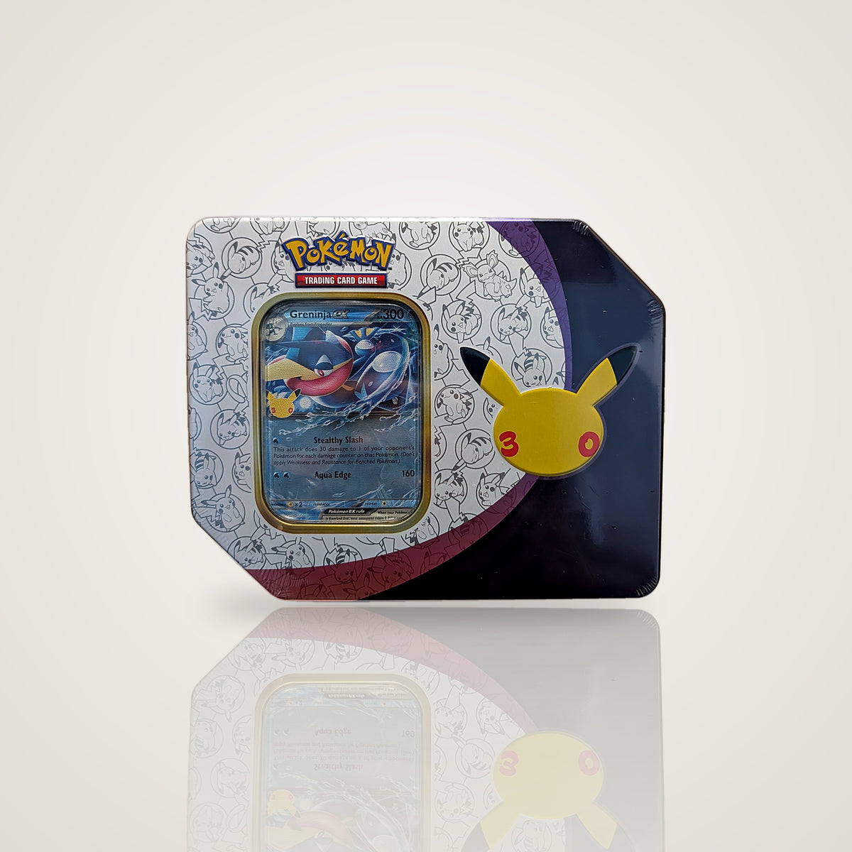 Pokémon TCG 30th Celebration Greninja ex Tin, factory-sealed – StreetDate Sealed