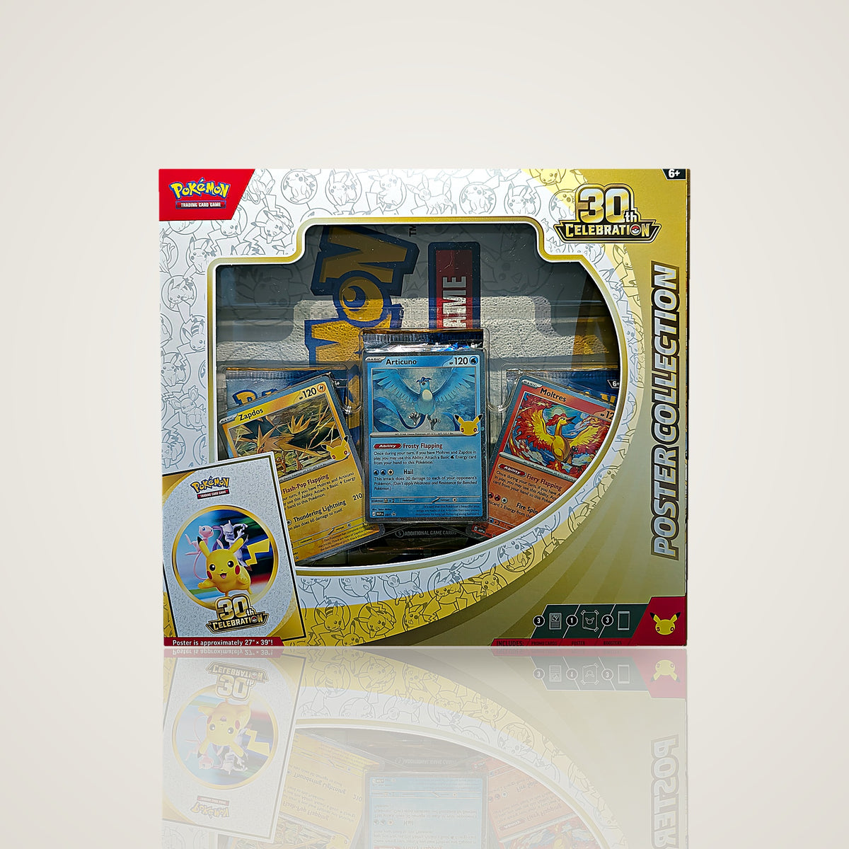 Pokémon TCG 30th Celebration Poster Collection – Single box, factory-sealed – StreetDate Sealed