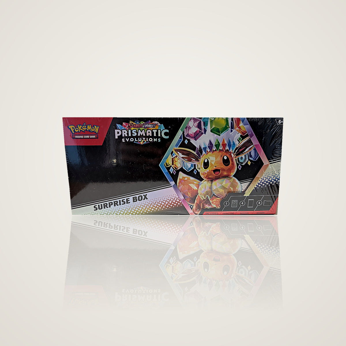 Pokémon TCG Scarlet & Violet Prismatic Evolutions Surprise Box, factory-sealed – StreetDate Sealed